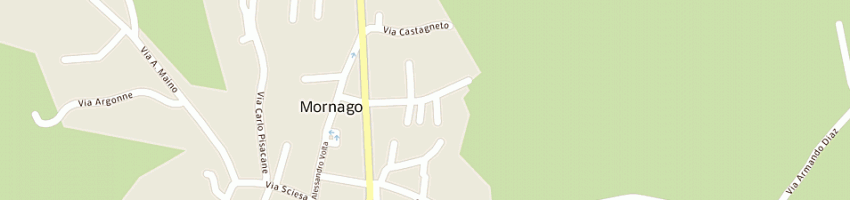 Mappa della impresa cova giovanni a MORNAGO