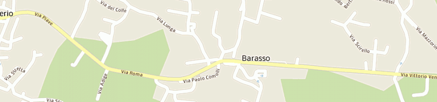 Mappa della impresa giudici car service snc di giudici f e a a BARASSO