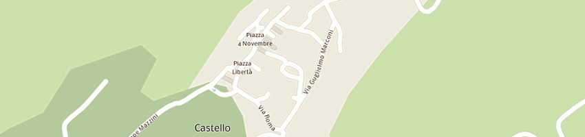 Mappa della impresa poste italiane a CASTELLO CABIAGLIO