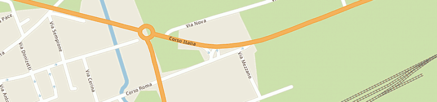 Mappa della impresa caffe' franzini a TRECATE