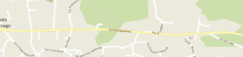 Mappa della impresa floricoltura il trifoglio di placci franco a BODIO LOMNAGO