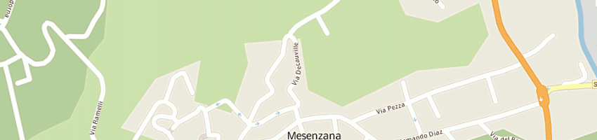 Mappa della impresa bar la piazzetta sas di lasprovata gina e c a MESENZANA