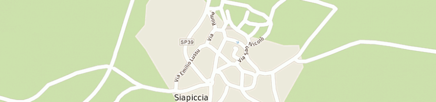 Mappa della impresa bar salis a e italo snc a SIAPICCIA