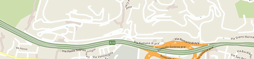 Mappa della impresa murales di servetto daniela e c sas a GENOVA