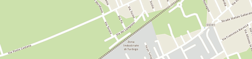 Mappa della impresa vebel di belloli giuseppe e c sas a CASTANO PRIMO