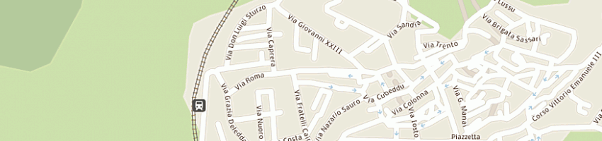 Mappa della impresa boi lussorio a BONORVA