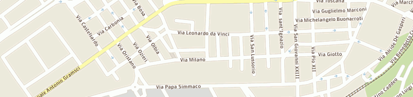 Mappa della impresa oppo maria a MACOMER