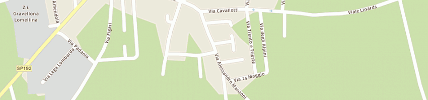 Mappa della impresa gmp (snc) a GRAVELLONA LOMELLINA