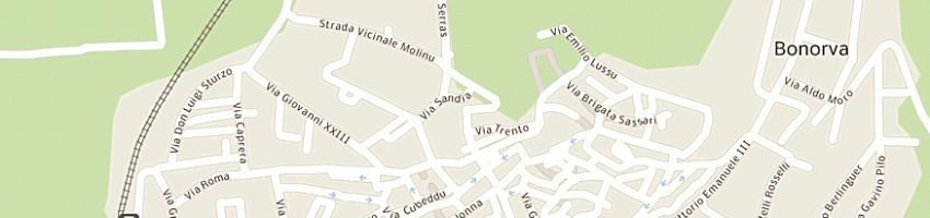 Mappa della impresa cau nando a BONORVA