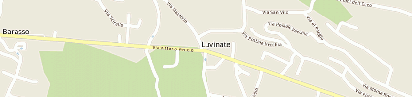 Mappa della impresa bar giardino snc di riva angelo e magretti mariella a LUVINATE