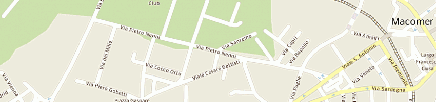 Mappa della impresa associazione a tutela dei diritti degli handicappati a MACOMER