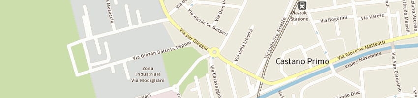 Mappa della impresa bussini eugenio a CASTANO PRIMO