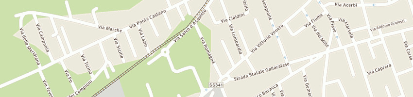 Mappa della impresa ruggeri (srl) a CASTANO PRIMO