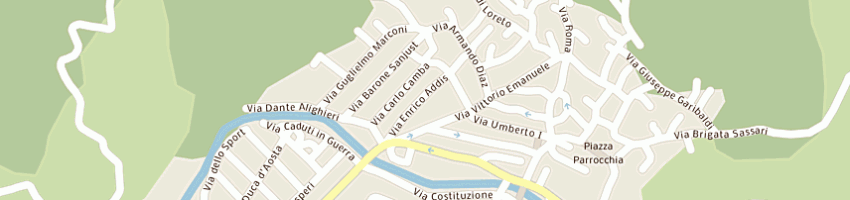 Mappa della impresa pinna piero giorgio a TEULADA