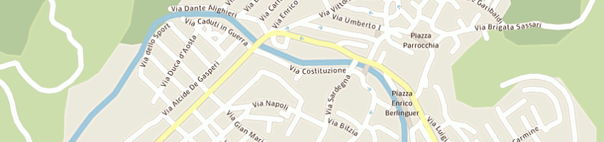 Mappa della impresa pizzeria la grotta azzurra a TEULADA