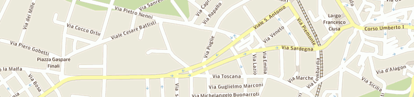 Mappa della impresa sussarellu francesco a MACOMER
