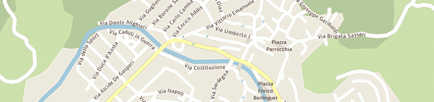 Mappa della impresa capolinea a TEULADA