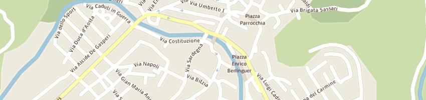 Mappa della impresa pala dino a TEULADA