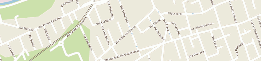 Mappa della impresa pizzeria la cometa di oliva vsnc a CASTANO PRIMO