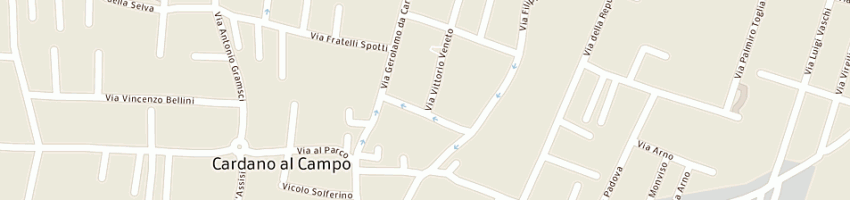 Mappa della impresa moi laura e c sas di moi laura a CARDANO AL CAMPO