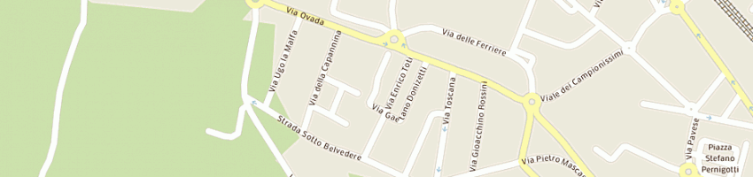 Mappa della impresa tecnocom sas di casavecchia silvano e c a NOVI LIGURE