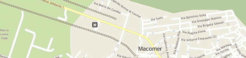 Mappa della impresa virde bartolomeo a MACOMER