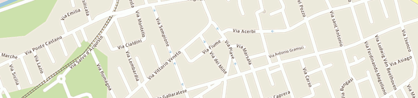 Mappa della impresa fac di foroni paolo e c (snc) a CASTANO PRIMO
