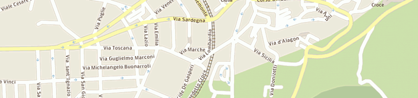Mappa della impresa tondo pino a MACOMER