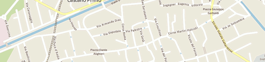 Mappa della impresa zucchi sergio e c sas a CASTANO PRIMO