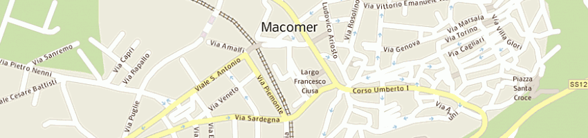 Mappa della impresa unlacentro servizi culturali a MACOMER