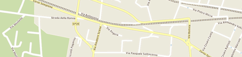 Mappa della impresa fiorentini silvia a GALLARATE