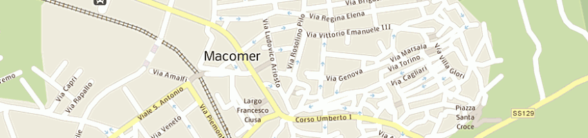 Mappa della impresa corda giuseppe a MACOMER