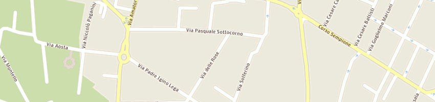 Mappa della impresa studio camanni di camanni giuseppe a GALLARATE