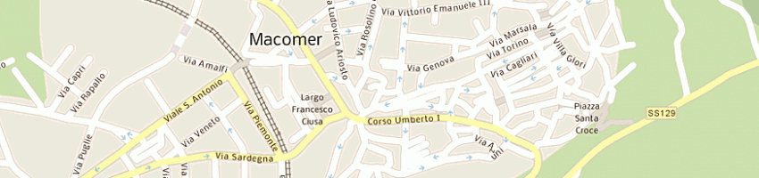 Mappa della impresa confezioni alba srl a MACOMER