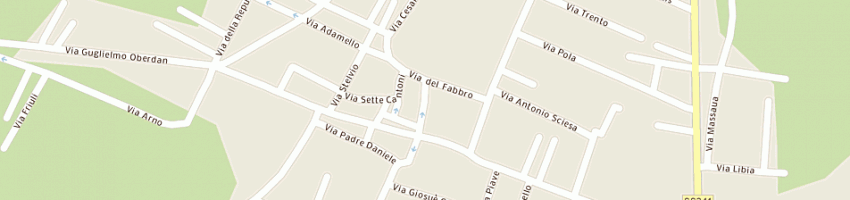 Mappa della impresa canziani franco a SAMARATE