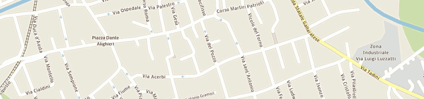 Mappa della impresa l'una d'oro a CASTANO PRIMO