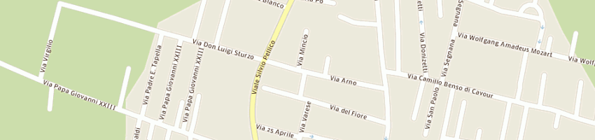 Mappa della impresa vitali e c sas di vitali giuseppe francesco e c a VANZAGHELLO