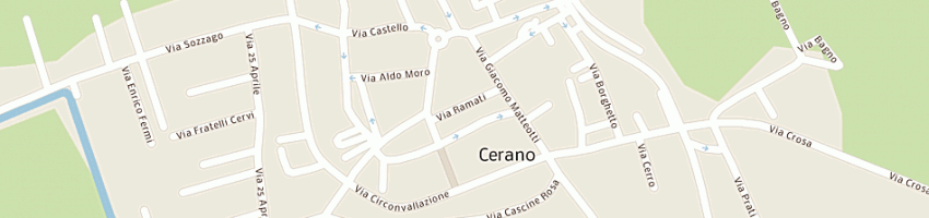 Mappa della impresa bandi renato snc a CERANO