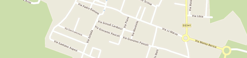 Mappa della impresa autotrasporti vettore sandro a SAMARATE