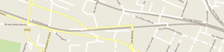 Mappa della impresa pozzi emilio a GALLARATE
