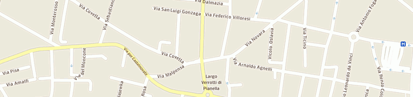 Mappa della impresa 2g snc di broccolo giampiero e c a GALLARATE