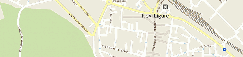 Mappa della impresa val transit srl a NOVI LIGURE