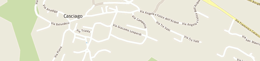 Mappa della impresa idraulica di bianchi claudio a CASCIAGO