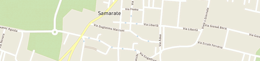 Mappa della impresa clinica veterinaria malpensa srl a SAMARATE