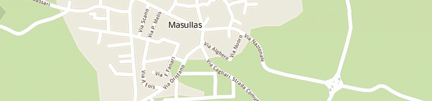 Mappa della impresa porcu armando a MASULLAS