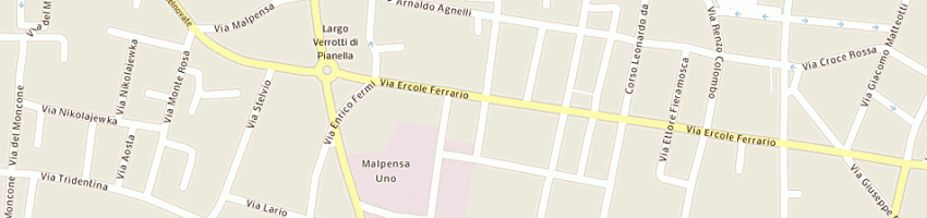 Mappa della impresa basoni michele a GALLARATE