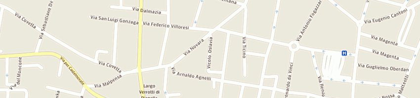Mappa della impresa moretti e schiavo architetti associati a GALLARATE