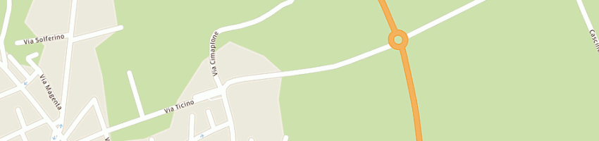 Mappa della impresa sv snc di recchia vincenzo e c a CERANO