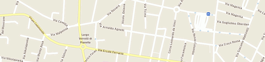 Mappa della impresa publitex e company srl a GALLARATE