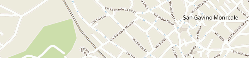Mappa della impresa paccagnin maria teresa a SAN GAVINO MONREALE
